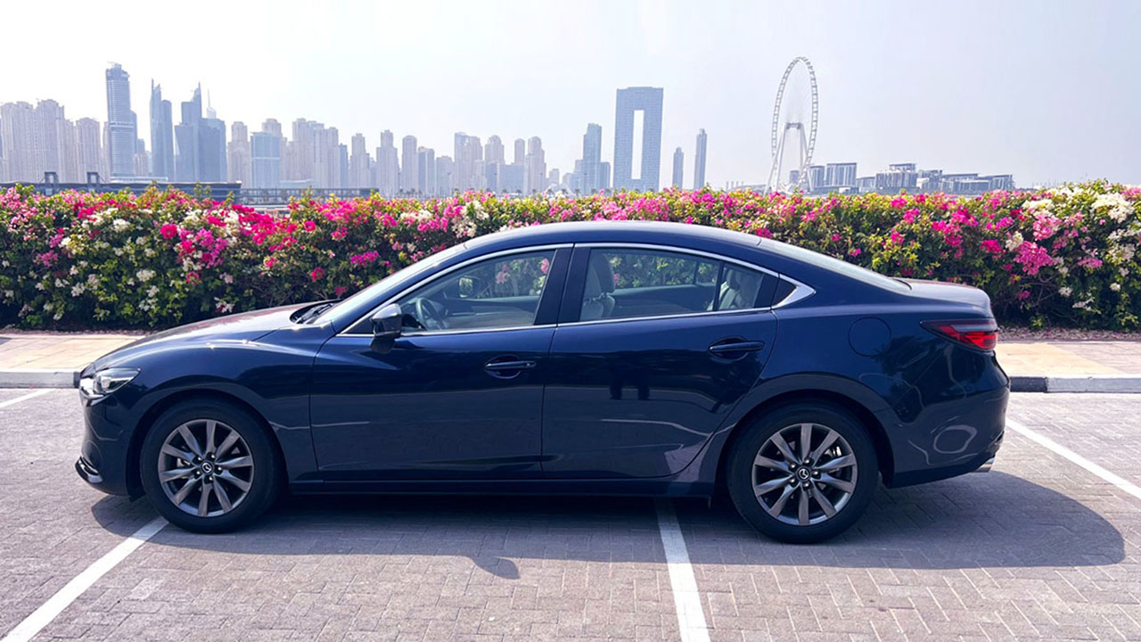 Car rental and Long term car leasing in Dubai with Rentflex; Mazda 6 2023 2.5L S for rent all over UAE